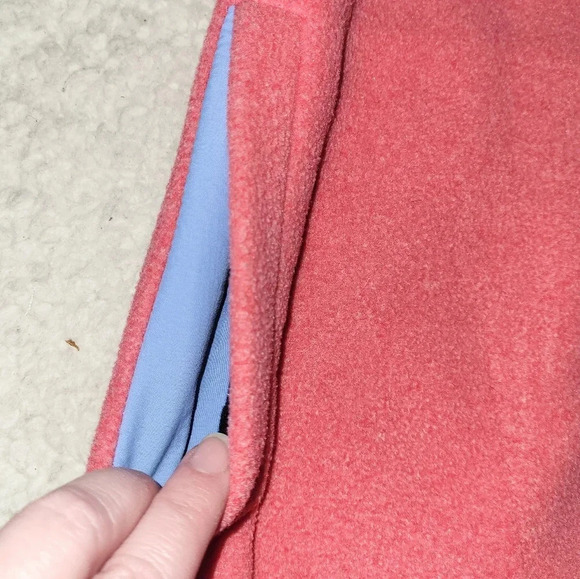 Columbia PFG Fleece Vest Pockets Pink Blue Size Small Fishing Boating Outdoor - Picture 4 of 9